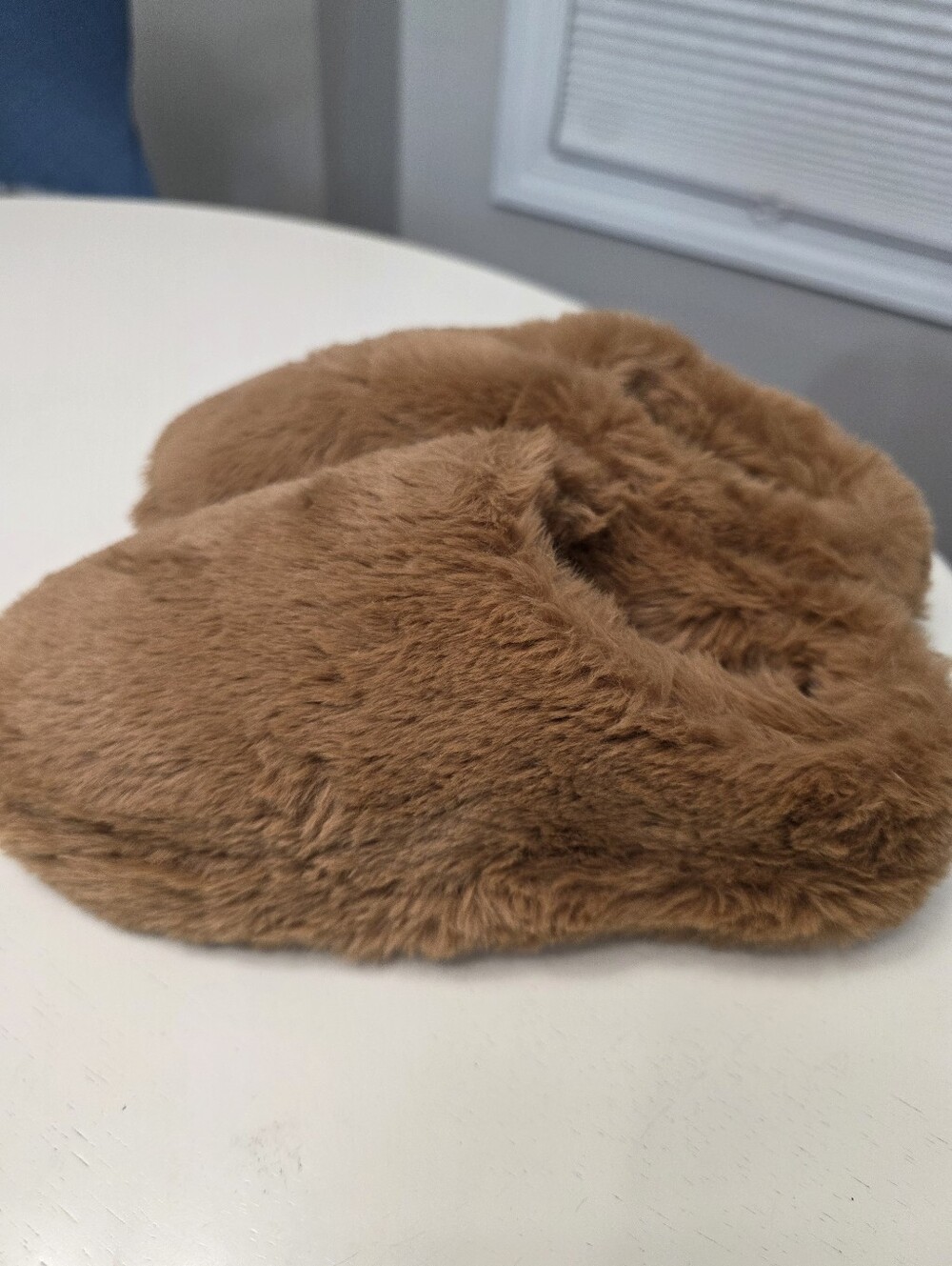 SKIMS Faux Fur Slipper Camel Color US 4.5/5 EU 35 - Picture 7 of 7